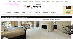 Desktop Screenshot of billhegecarpets.com